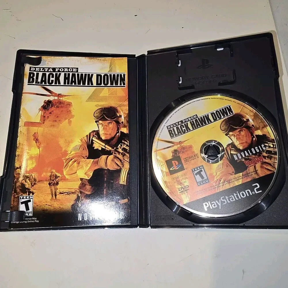 Delta Force: Black Hawk Down Sony PlayStation 2 PS2 Game *TESTED* Works